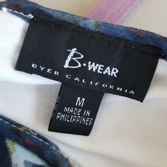 B Wear Byer California Ruffle High Neck Ruffle Top - Picture 6 of 8